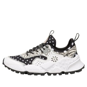 Flower Mountain KOTETSU Sneakers Damen Schwarz Weiß | CHYVOLUET