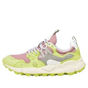 Flower Mountain YAMANO 3 Sneakers Damen Hellgrün Rosa | CHVCSEZHO