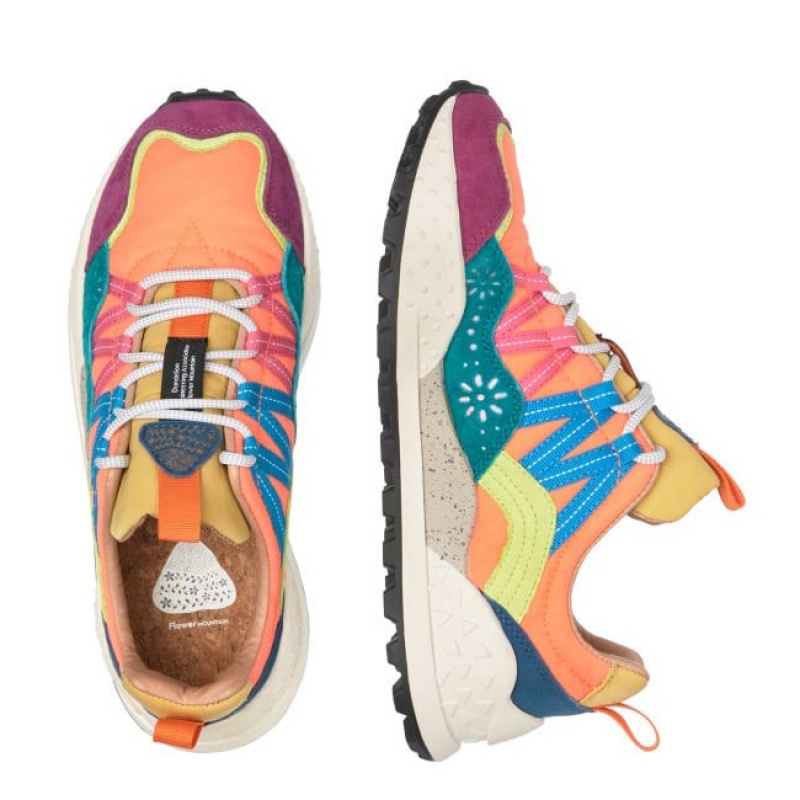 Flower Mountain WASHI Sneakers Damen Mehrfarbig | CHYQGWVSX