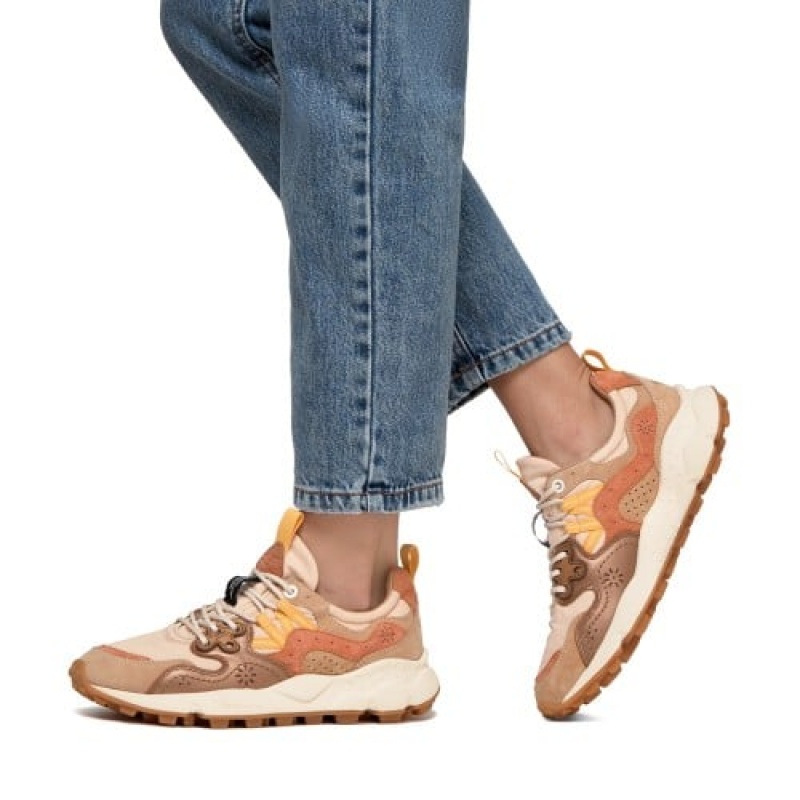 Flower Mountain YAMANO 3 Sneakers Damen Braun | CHKHMUXWV