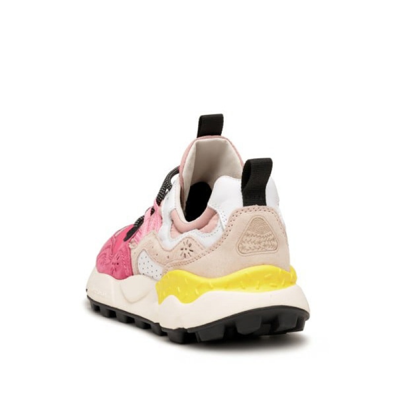 Flower Mountain YAMANO 3 Sneakers Damen Rosa | CHTEWHJXK