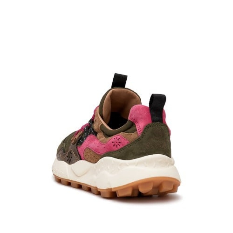 Flower Mountain YAMANO 3 Sneakers Damen Braun Rosa | CHGDWLJUF